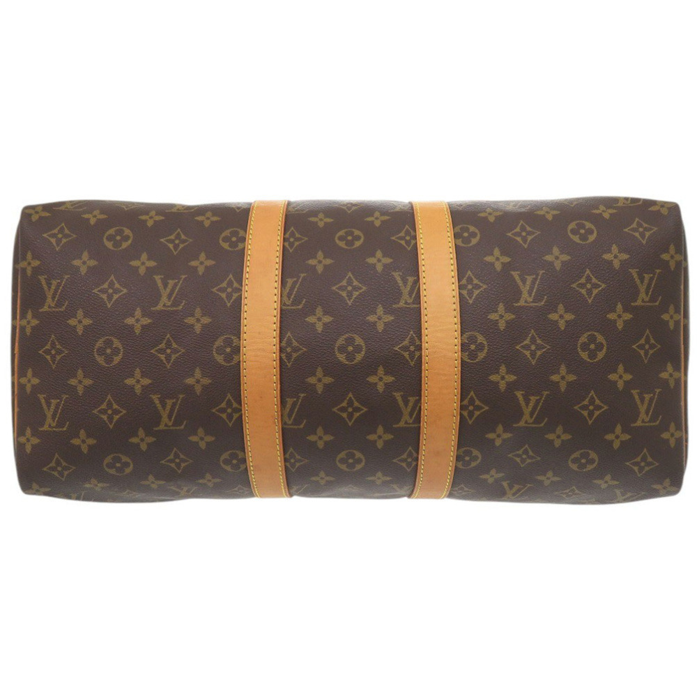 LOUIS VUITTON Brown Monogram Keepall 45 Boston Bag - Picture 3 of 9